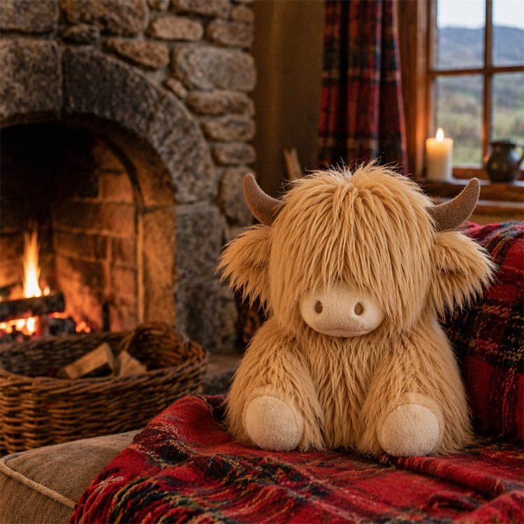 Highland Cow plüssjátékok