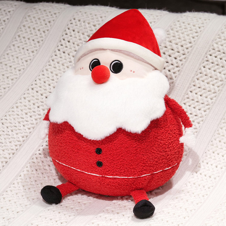 Plüss karácsonyi díszek
